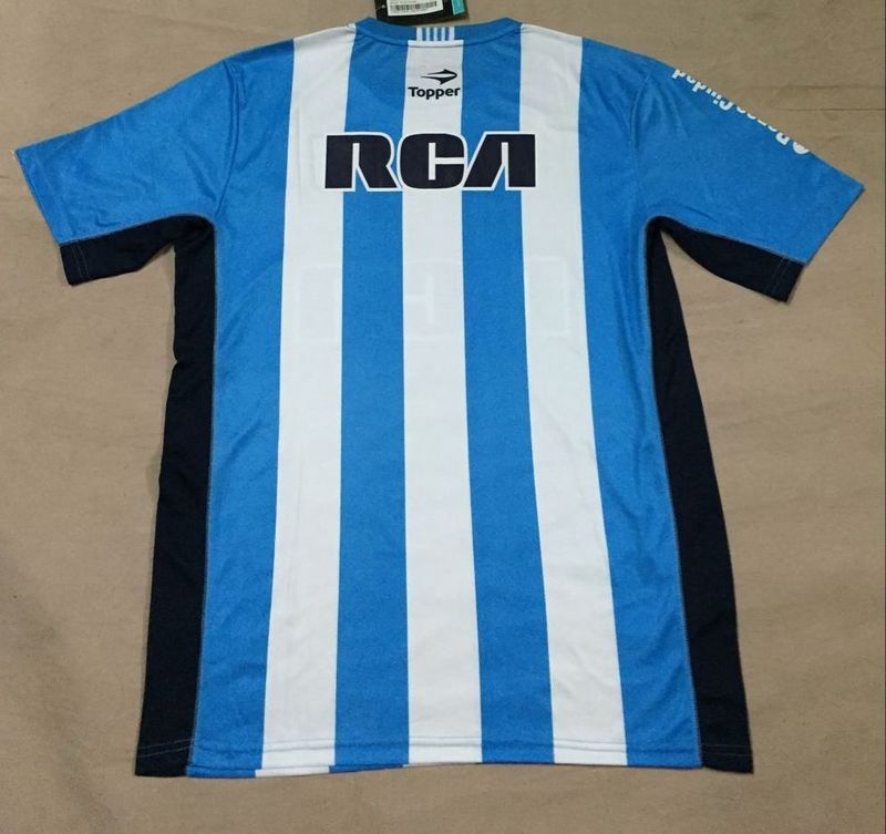 Argentina Racing Club Home 2016-17 Soccer Jersey Shirt - Click Image to Close